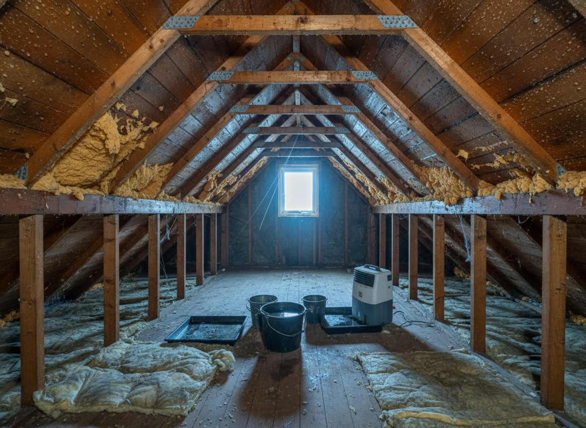 Condensation Problems After Spray Foam Removal in Grimsby Attics