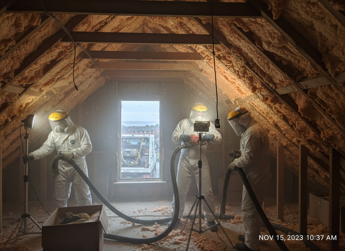 Spray Foam Removal Grimsby in Louth, Lincolnshire LN11