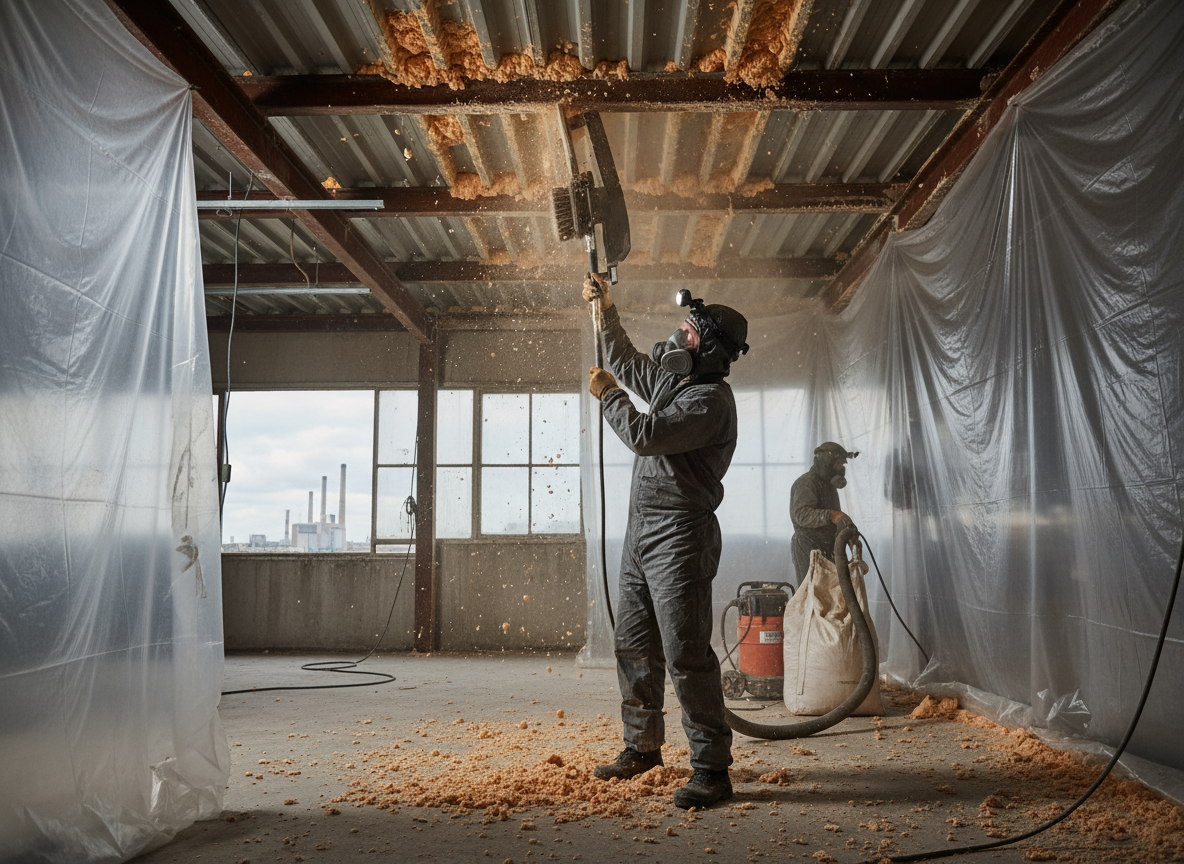 Commercial Spray Foam Removal in Grimsby, Lincolnshire