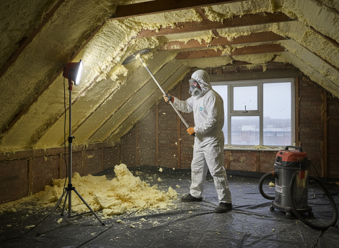 Spray Foam Removal in Immingham